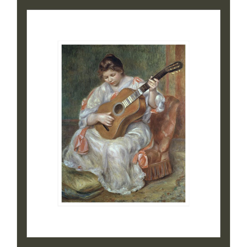 Le joueur de guitare Pierre-Auguste Renoir - Impression giclée sur cadre, H 15,96 po x l 13,75 po
