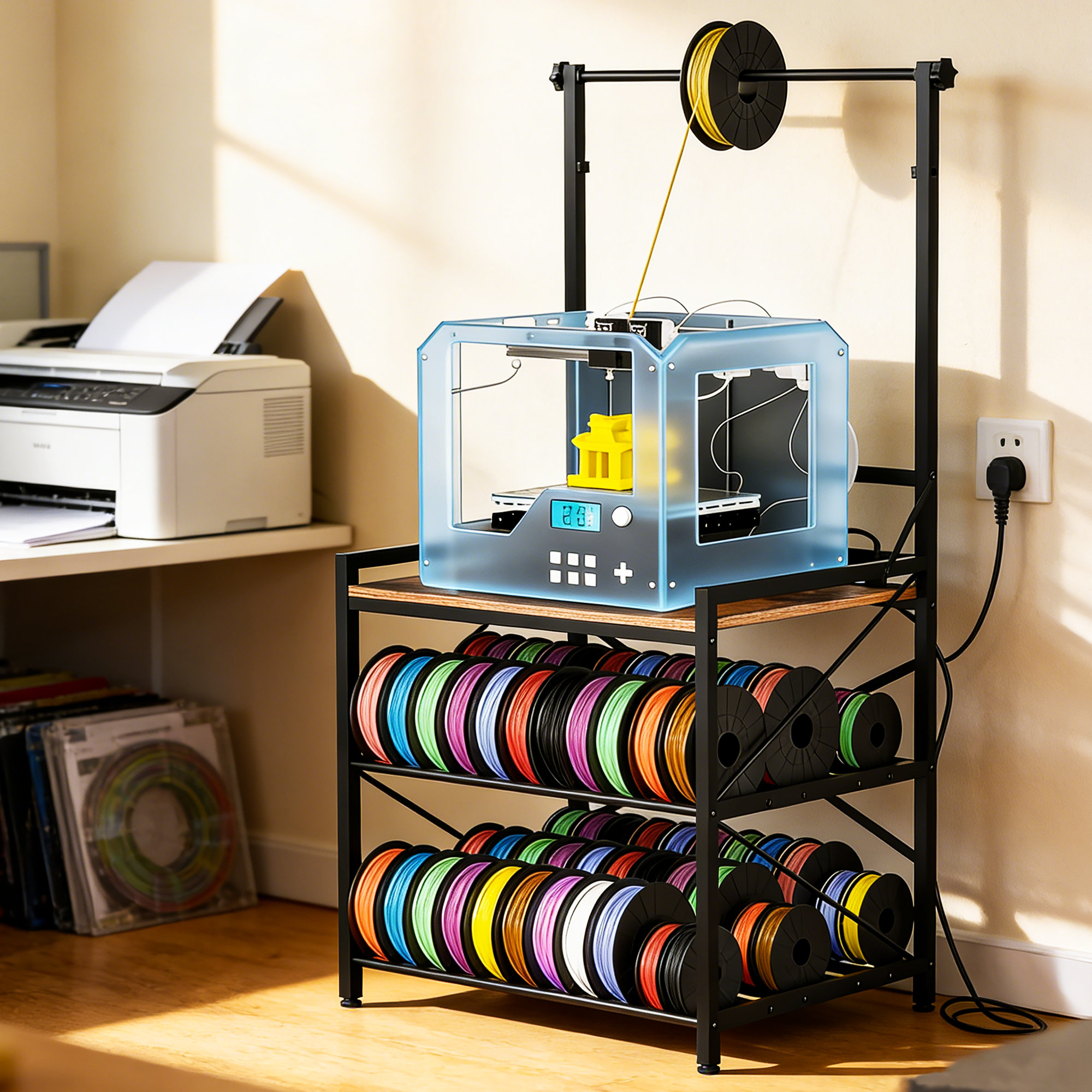 Trent Austin Design® 3D Printer Stand, Heavy-Duty Printer Table with ...