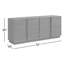 Collins 72" Sideboard In Natural Walnut