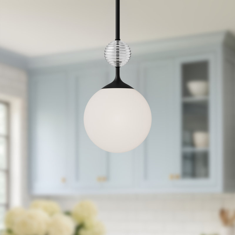 Celia 1 - Light Single Pendant, Matte Black