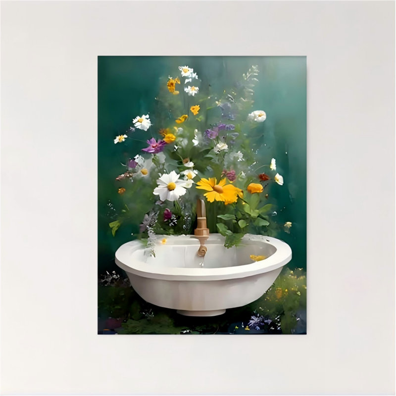 Art mural sur toile sans cadre 12 "x 16"