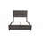 Grey Finish 1Pc Queen Size Panel Bed(Only Bed)