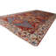 Tapis unique noué à la main orange / rouge / bleu / gris de haute qualité