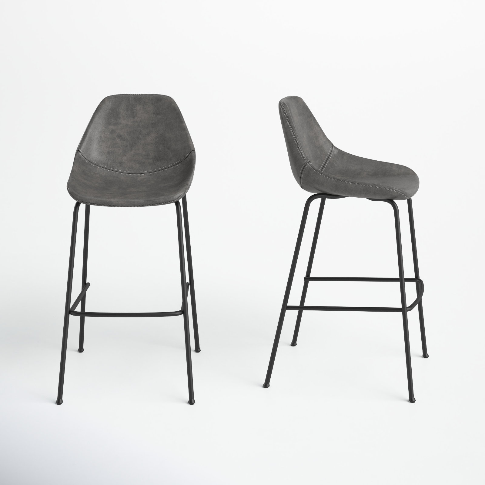 Garner Counter & Bar Stool, Gray, Bar Stool (29” Seat Height)