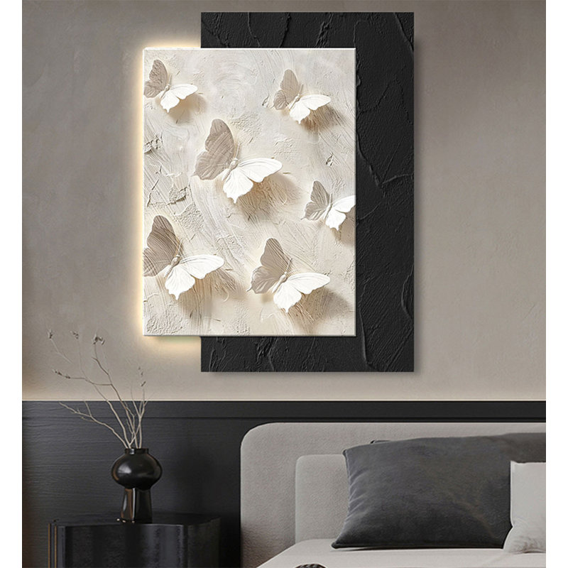 Peinture décorative minimaliste en grès convenant aux salons modernes, H 39,37 po x l 27,56 po x P 2,36 po