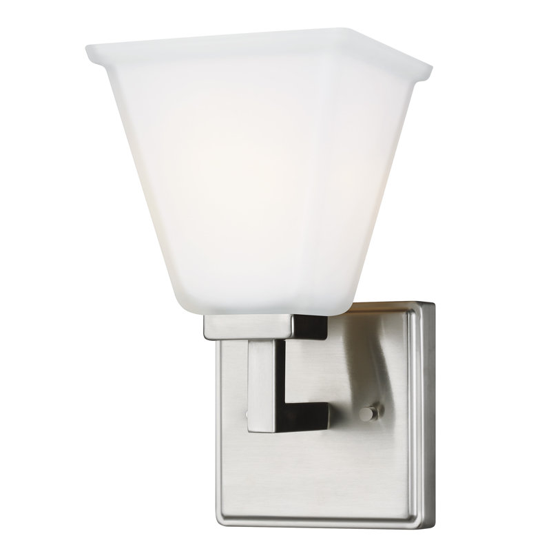 Ellis Harper One Light Wall / Bath Sconce from Generation Lighting , Brushed Nickel, No