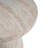 Outdoor/Indoor Travertine Lightweight Concrete Side Table-1379405740