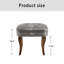 Chaise de coiffeuse en bois massif-1313276107