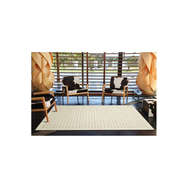 Tapis décoratif géométrique Cube, Rectangle 2 pi 4 po x 4 pi