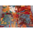 Vegetable Dye Abstract Area Rug 7x9