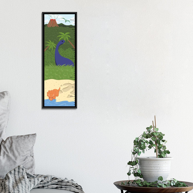 Art sur toile The Age of Dinosaurs, H 36 po x l 12 po x P 1,5 po, Toile tendue