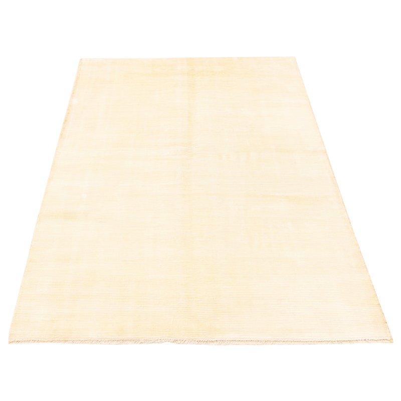 Vo One-of-a-Kind 4'9" x 7'7" 2000s Rectangle Viscose Area Rug in Cream