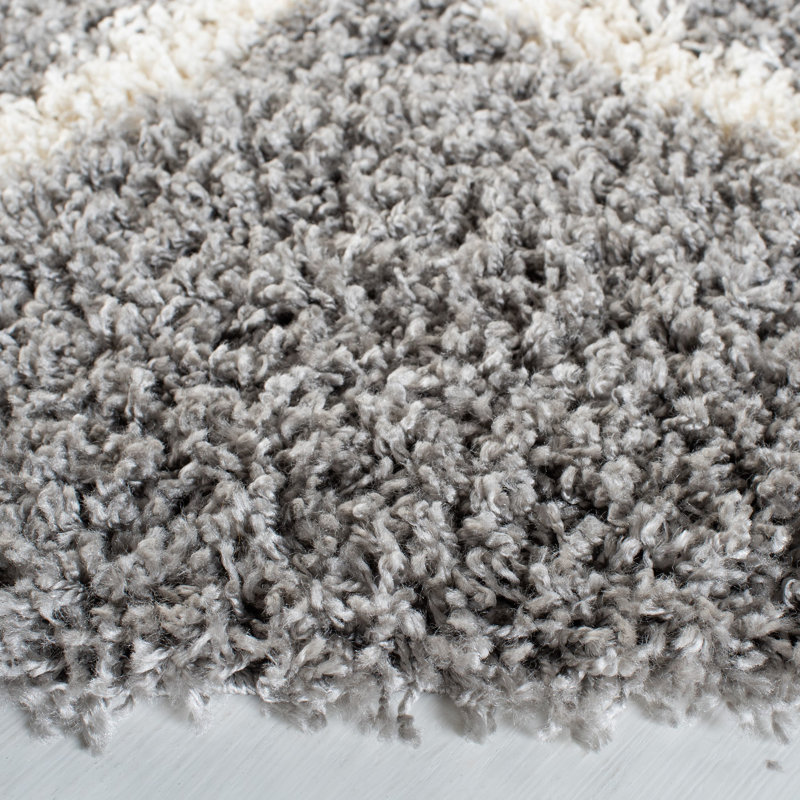 Venus Shag 500 Performance Geometric Rug, Round 6'7"