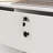 White Workbench Desk With Pegboard & Lockable Drawers, Multi-Use Storage Table For Home Office & Garage