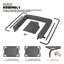 Lit pour chien surélevé avec coussins Cooler-2109079864-2109079865