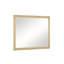 Ensemble de meubles de chambre à coucher 5 pièces, lit plateforme, miroir de commode et table de chevet 2 pièces Modern Light-117545150
