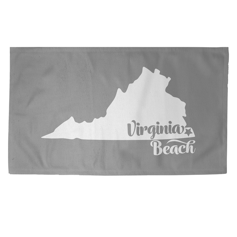 Tapis zone grise virginie beach, Rectangle 5 pi x 7 pi