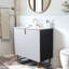 Ensemble de meuble-lavabo simple blanc 36 po-173521684