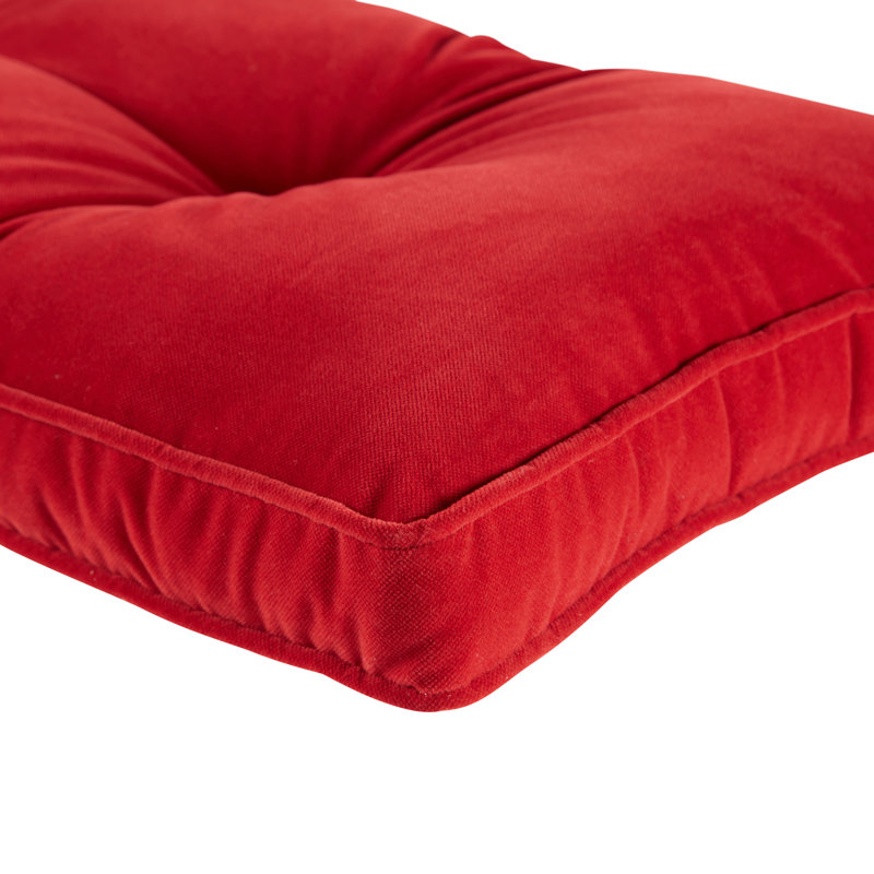 Indoor 4-Piece Nook Seat Cushion Set, Scarlet