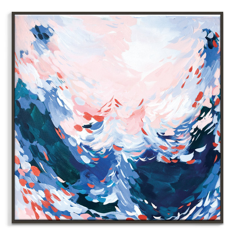 Print on Canvas, 42.5cm H x 42.5cm W, Black Frame