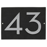 Floating 1-Line Wall Address Plaque
