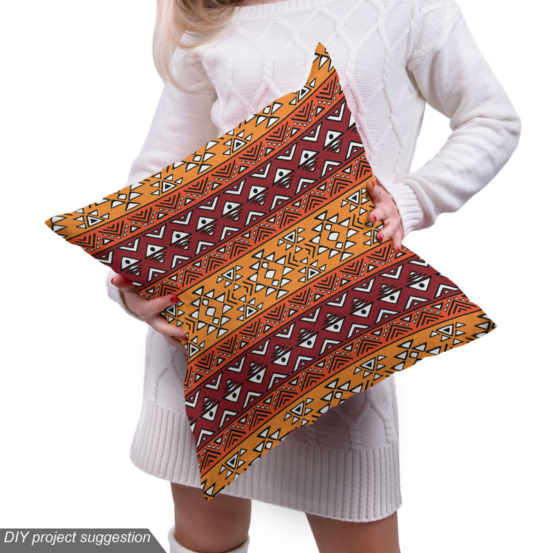 Tissu tribal, l 58 po x L 108 po
