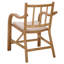 Fauteuil en rotin avec coussin Ylenia