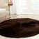Tapis chocolat touffeté à la main Delane