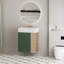 Meuble-lavabo à fixation murale 21,6 po avec lavabo en céramique-1767101191