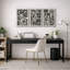 Abstrait botanique, art floral bohème noir et beige, photos murales de salon de style Mid-Century moderne, impression sur toile encadrée, 3 pièces, 16 po x 24 po x 3 pièces, 24 po x 36 po x 3 pièces, 20 po x 60 po x 3 pièces-90890072-90890073-119385104