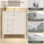 Meuble-lavabo sur pied simple 30 po avec lavabo supérieur et comptoir avec tiroir et miroir-1603833017
