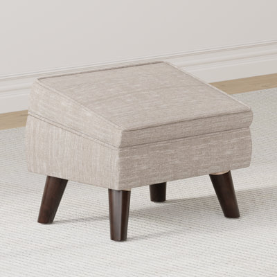 15.75" Wide Rectangle Storage Ottoman Stool with Flip-Top Lid, Entryway Ottoman Chairs,Footstools