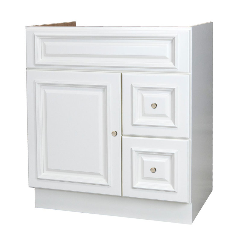 Linen White 30" Bathroom Vanity Cabinet