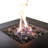 Rashid Square Concrete Propane Smokeless Fire Pit Table with Lid-458602980