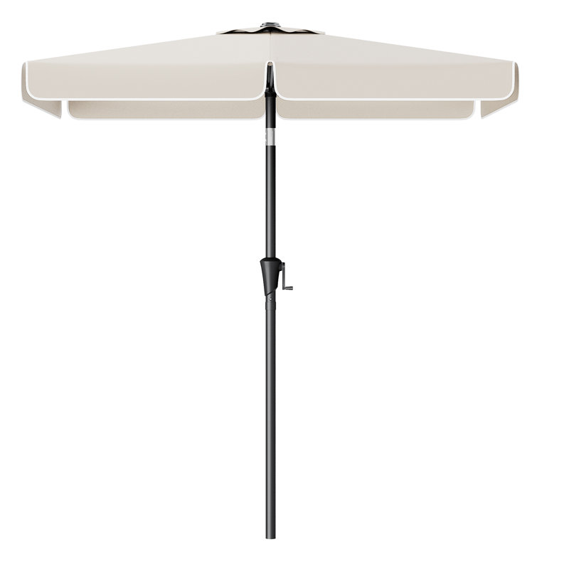 Careena 200cm Market Parasol, 220cm H x 200cm W x 200cm D, Beige