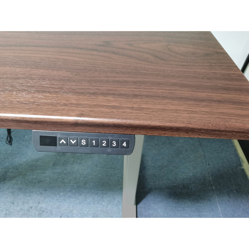 Bureau debout Kopson, bureau réglable, bureau d'ordinateur avec charge USB