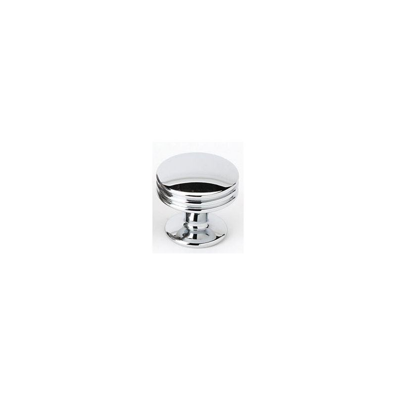 Mushroom Knob, 1.13" H x 1.13" W x 1" D, Polished Nickel