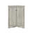 Triangle Cabinet With Adjustable Shelves - Oak Finish Eye-Catching-1016075527