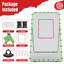Filet de rebond ajustable 7 pi x 4 pi - filet d'entraînement pliable avec 2 filets de rechange, structure en acier, équipement d'entraînement portatif pour les sports d'intérieur et d'extérieur-124582164