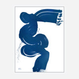 Blue Current - Artist Enhanced Canvas Print