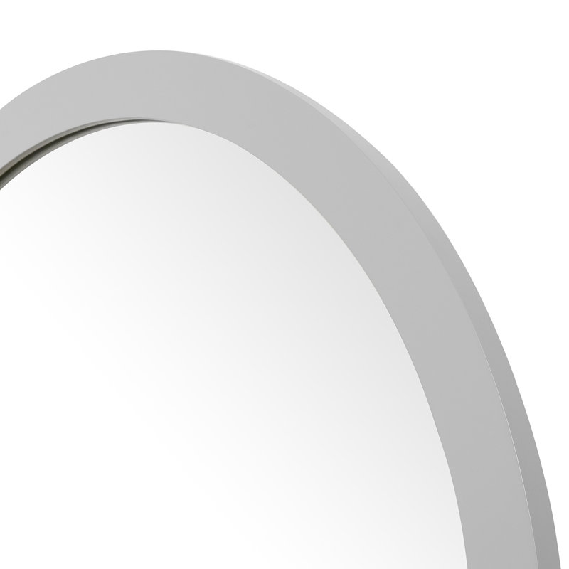 Miroir ARIEL, L 36 po x P 0,8 po x H 36 po, Gris
