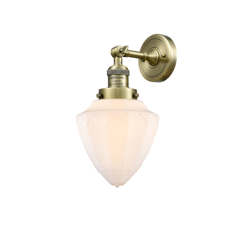 Arfh Armed Sconce, Antique Brass