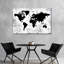 «World Map Silhouette World Map», reproduction sur toile-92517203