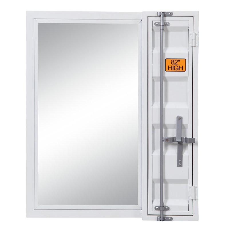 Miroir de salle de bain Cargo, Blanc