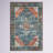 Ducote Washable Teal and Rust Machine Woven Area Rug-822375188