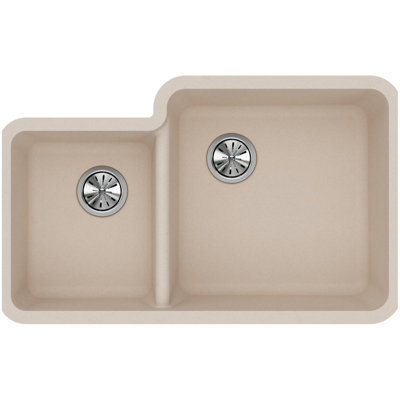 Évier de cuisine double sous-comptoir 33 po x 20-11/16 po x 9 po Quartz Classic