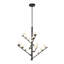 Cypress 5 Arm Opal Glass LED Chandelier-1462355289