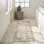 Calvin Klein Summit 2'2" x 10' Mocha Ivory Modern Indoor Rug