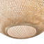 Luminaire suspendu rond en bambou tissé à la main-961159784
