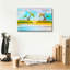 «Tropical Beach Day» par Andrea Haase, estampe numérique sur toile-2029956717